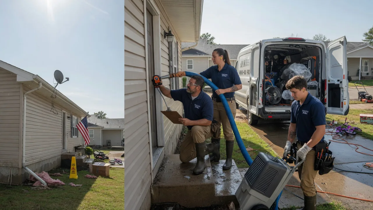 Ceiling Water Damage Restoration in West Mineral, KS near me